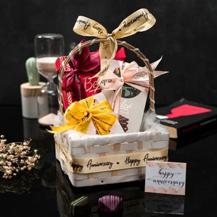 SEND ARIEL ANNIVERSARY BASKET BY BELCO