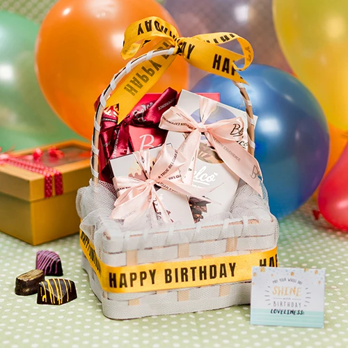 SEND ARIEL BIRTHDAY BASKET BY BELCO