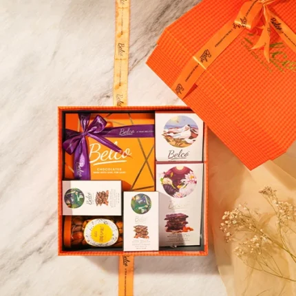 SEND CHOCO HONEY NUTS HAMPER BY BELCO